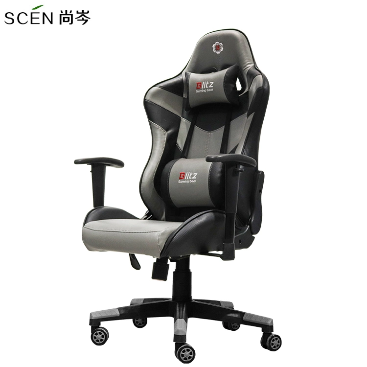 PU Leather Gaming Race Chair Executive Swivel Comfortable Ergonomic Lumbar Support Racing Gaming Chair