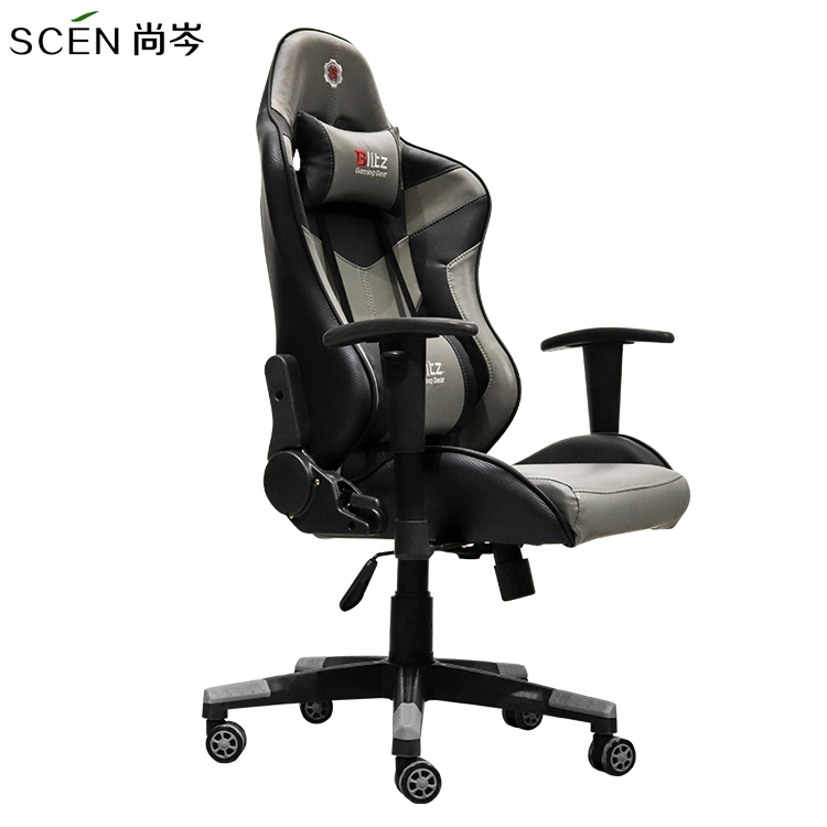 PU Leather Gaming Race Chair Executive Swivel Comfortable Ergonomic Lumbar Support Racing Gaming Chair